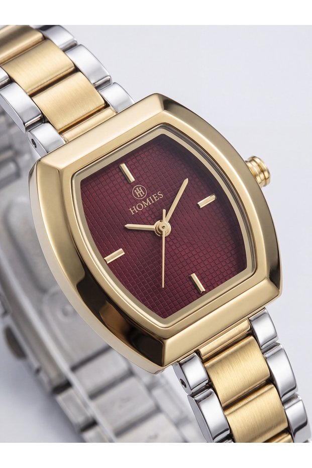 Women's Pillow Case Patterned Dial Luxury Quartz Watch