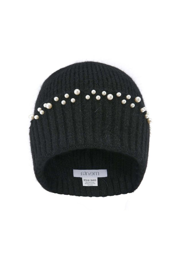 Ribbed and Rhinestone Hat