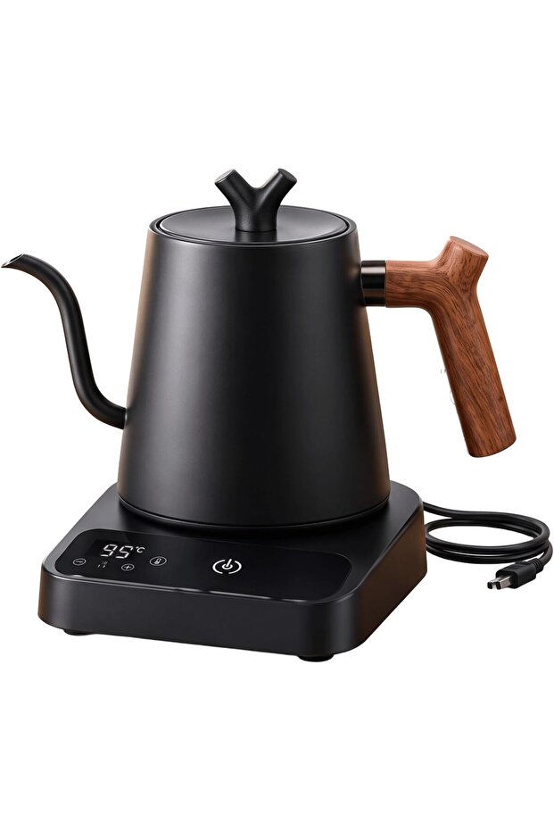 DX3805 Temperature Control Electric Kettle, 1L, 1000W, Black