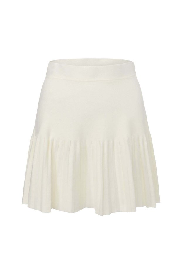 Pleated Mini Skirt
