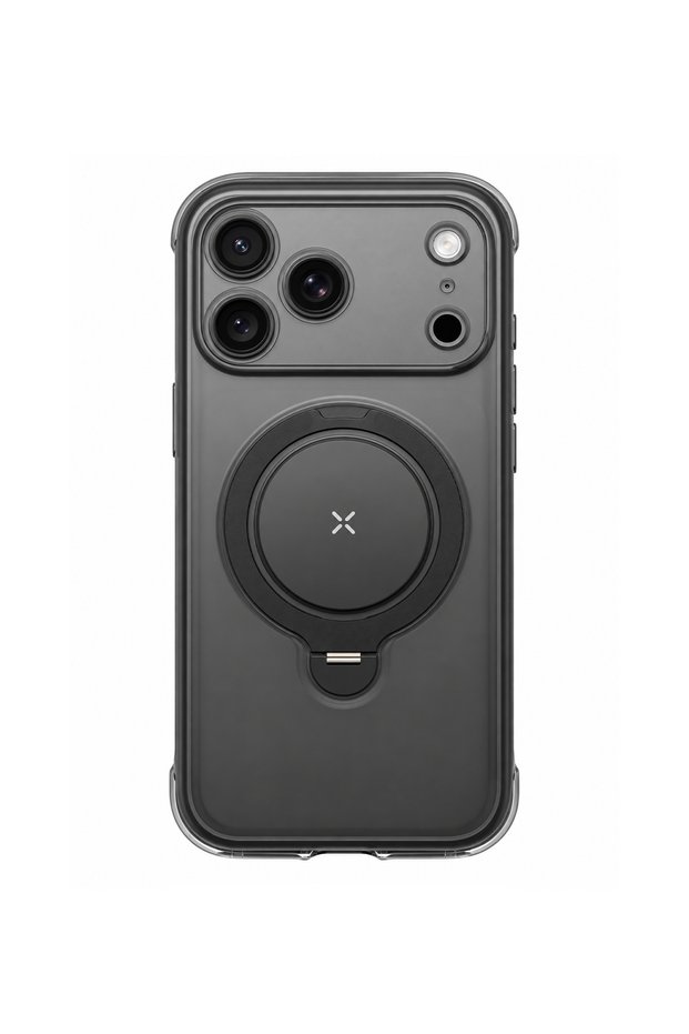 iPhone 18 Pro Max Compatible Stain-Resistant Premium Case with Stand - Air-Cushion Shockproof