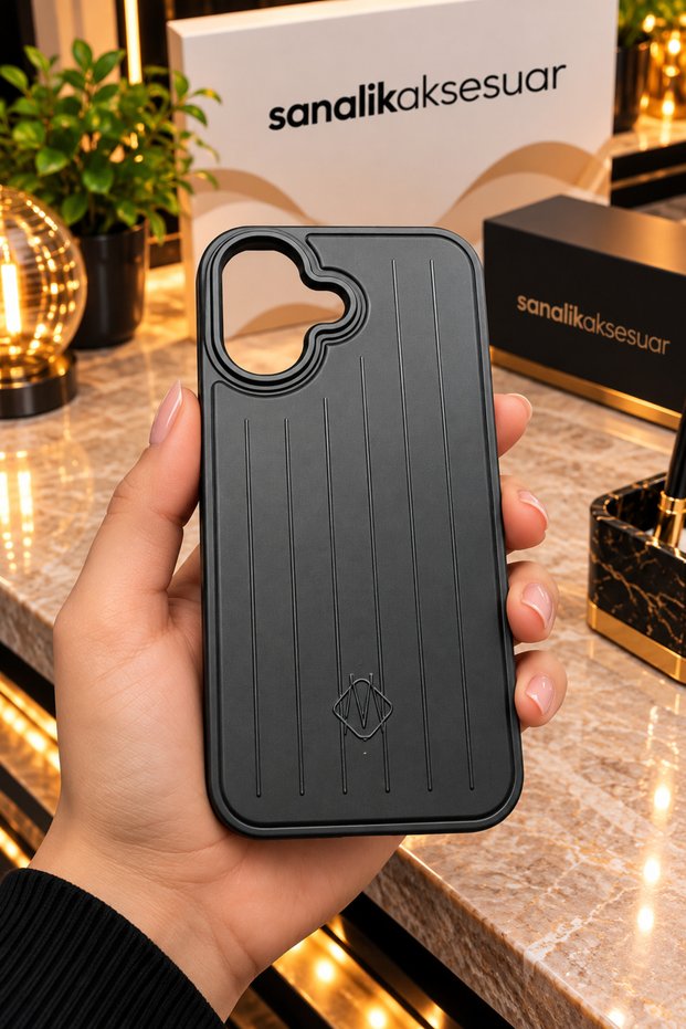 iPhone 16 Compatible Rimova Premium Velvet Luxury Design Phone Case with Velvet Interior Surface