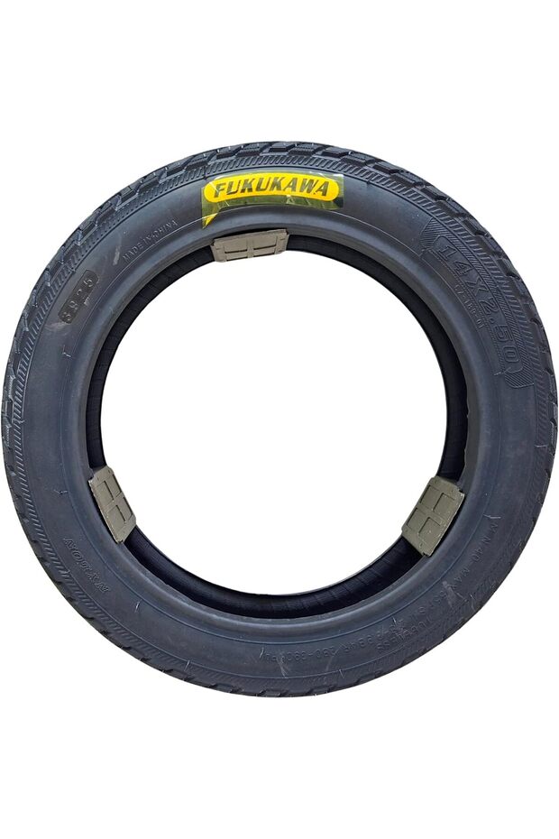 14x2.50 Tubeless E-Bike Tire CZ189 – Heavy Duty Electric Delivery Bike Replacement Tire with High Traction Road Grip, Wear-Resistant Nylon Construction for Front & Rear Wheel