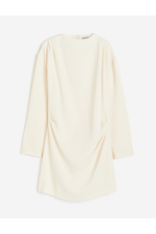 Rochie scurta, Crem