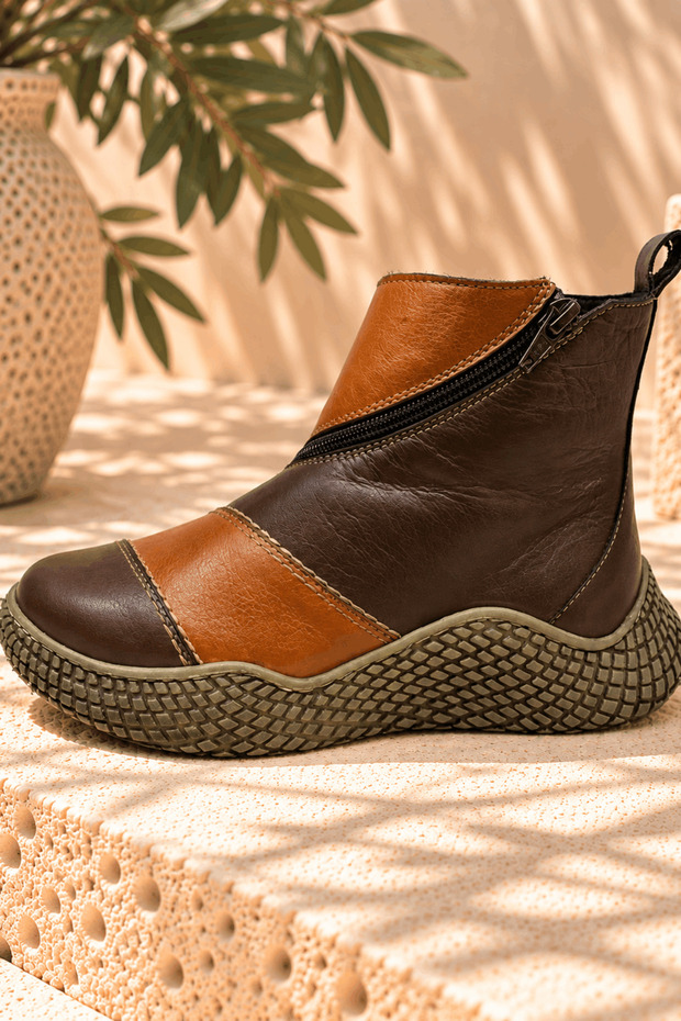 Genuine Leather Casual Boots Model Name: Tara