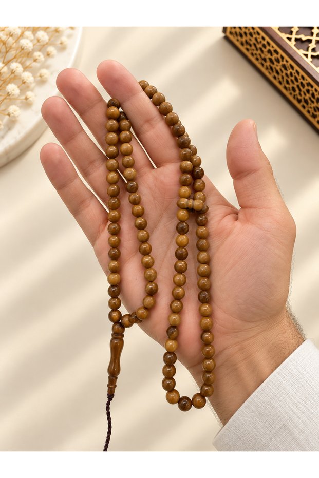 سبحة كوكا 99 حبة 6 ملم مع علبة خاصة