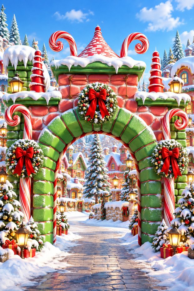 New Year Themed, Welcome New Year, Photo Shoot, Celebration, School Event Fabric Backdrop