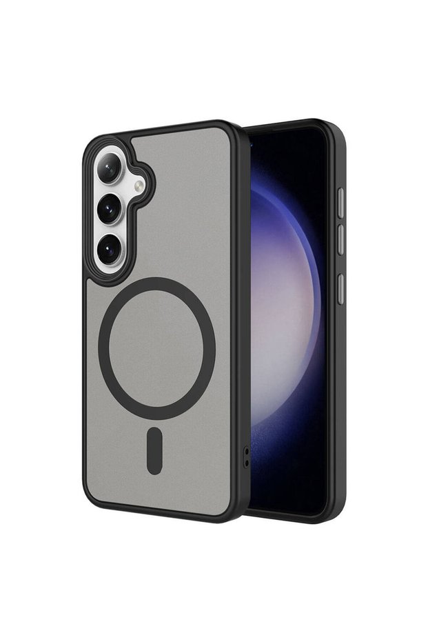 Galaxy S24 Case Magsafe Supported Camera Raised Matte Anti-Fingerprint Silicone