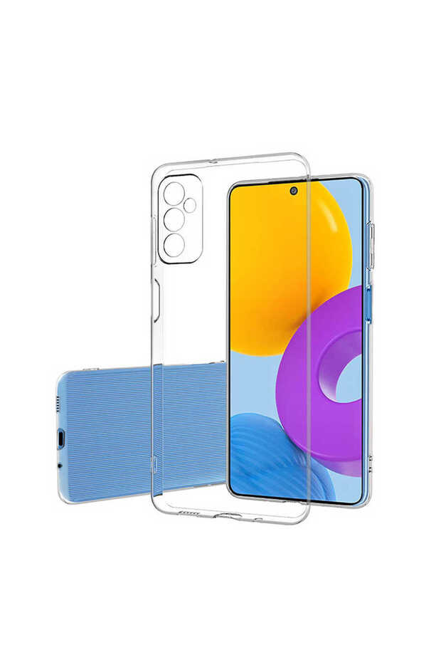 حافظة لهاتف Galaxy M52، حماية شفافة للكاميرا، حماية فائقة السماكة من السيليكون الناعم