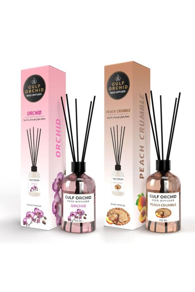 معطر جو بالعود 110 مل × 2 (رائحة الخوخ المفتت × الأوركيد)