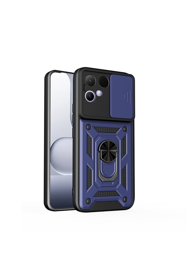 Tecno Pova Curve 2 Case Sliding Camera Protector Magnetic Stand Tank Protection