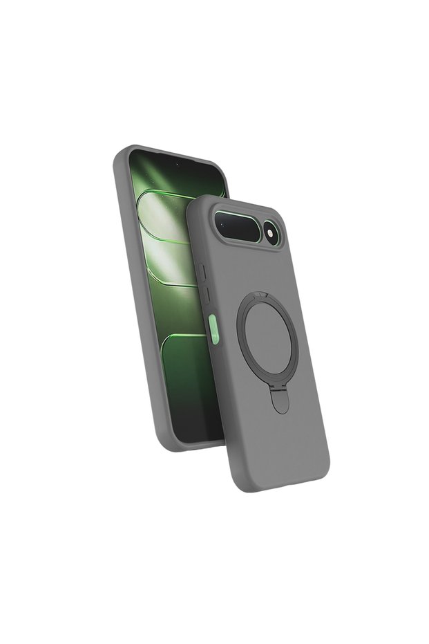 Tecno Spark 50 5g Case with 360 Degree Rotating Stand, Magsafe Camera Lens Protection, Silicone