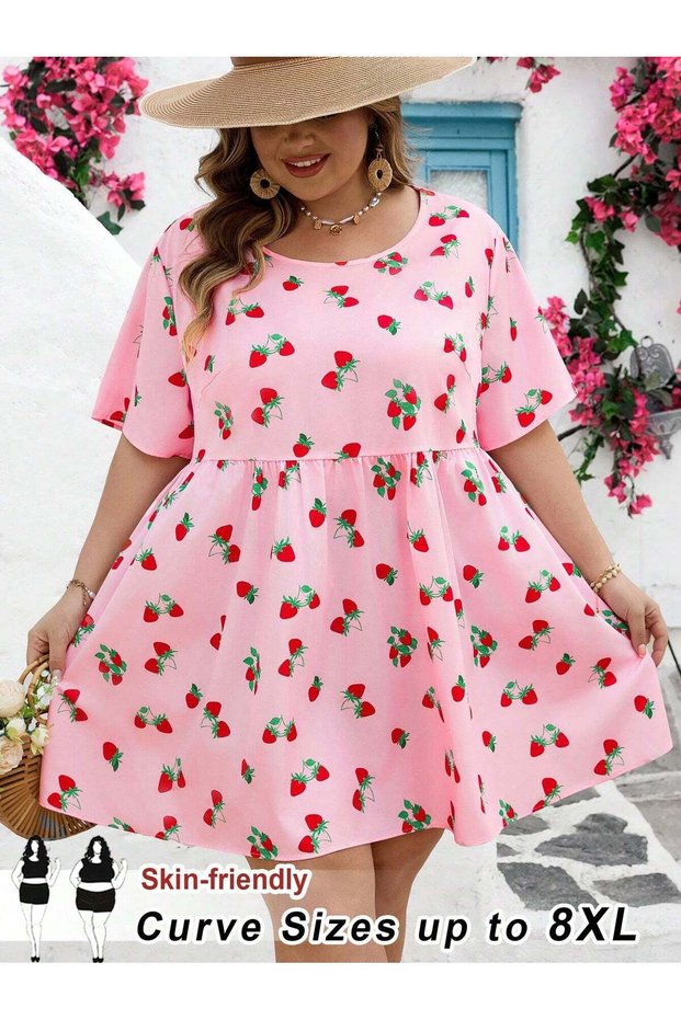 Rochie mini, roz