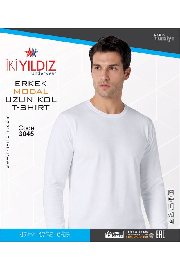Long-Sleeved Modal Undershirt