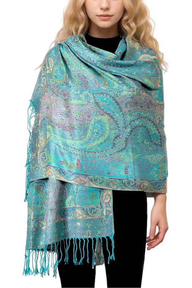 شال باشمينا للنساء طراز Achir-001