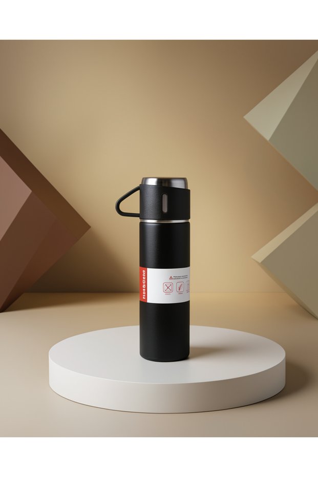 304 Steel Thermos Set 500 ml with 2 Cups