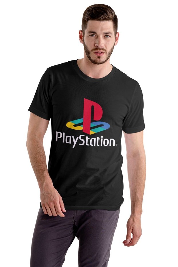 Playstation Tshirt Play Station T-Shirt Unisex Combed Cotton