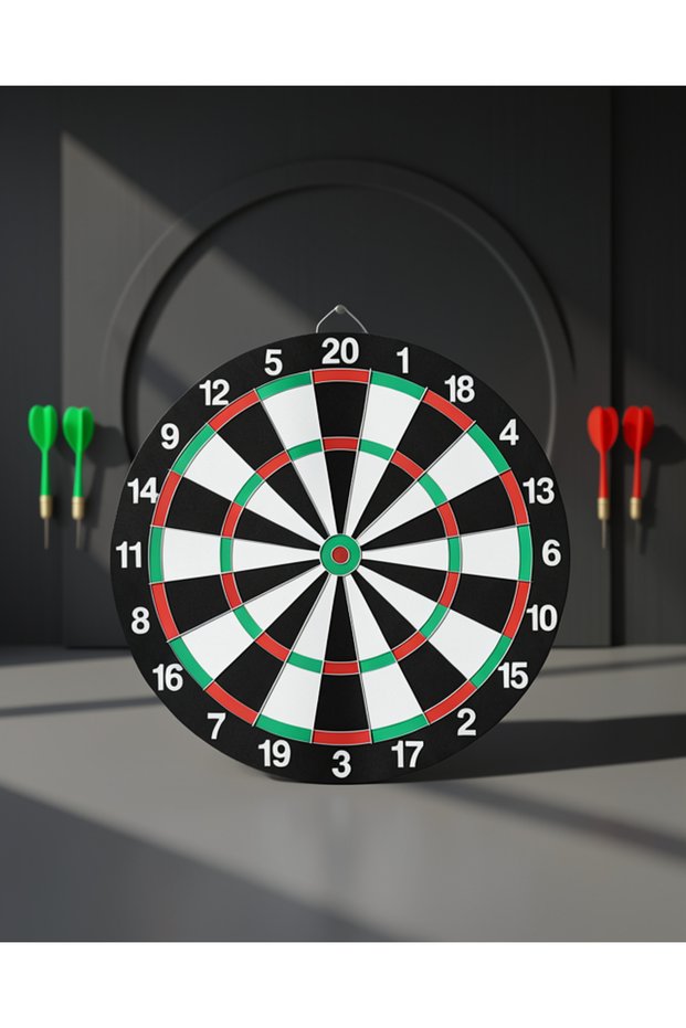 12 Inch Dart Board Includes 4 Dart Arrows