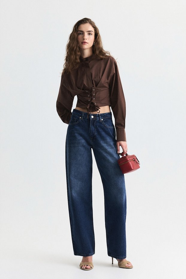 High Waist Wide Leg Jeans