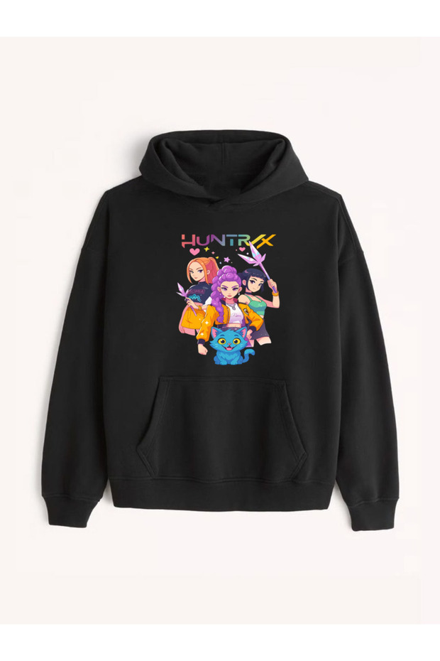 Huntrix Printed Premium Sweatshirt for Kids
