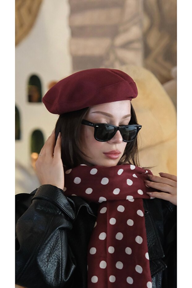 Burgundy Color Cap Hat