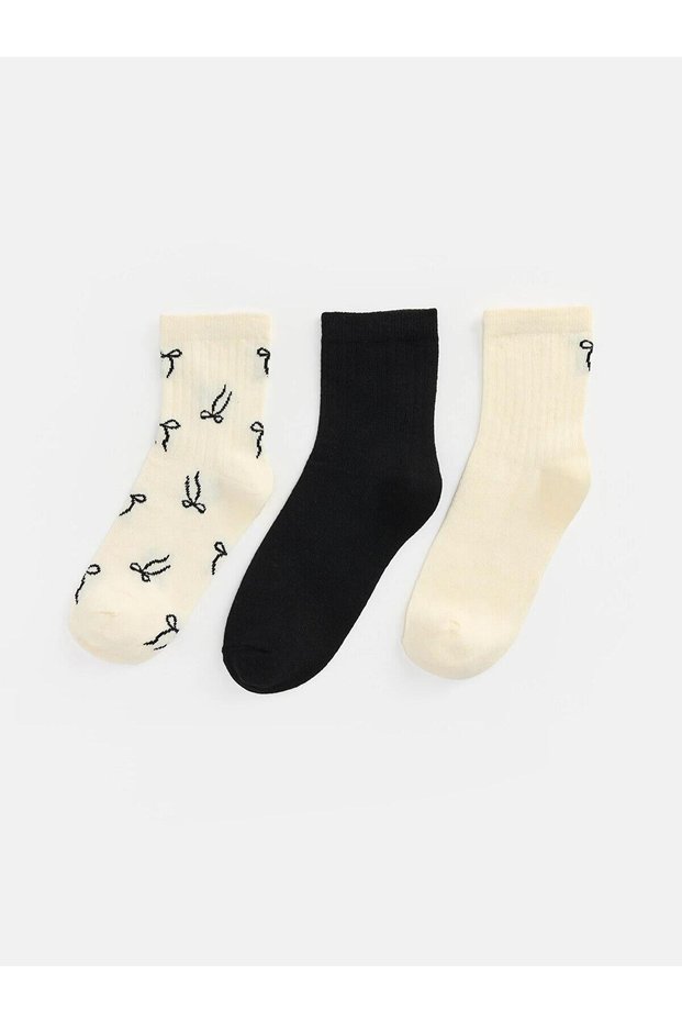 Patterned Women's Socks 3-Pack (W6)