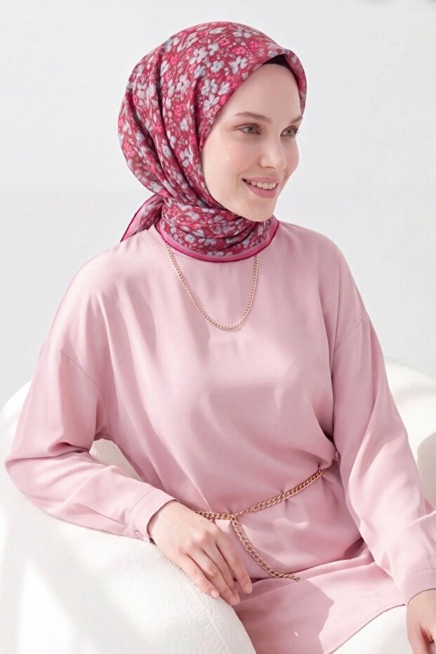 Mini Floral Pattern Soft Cotton Scarf