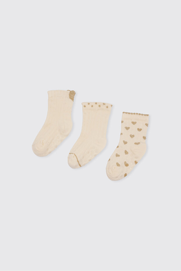 Baby Girl Ecru Socks
