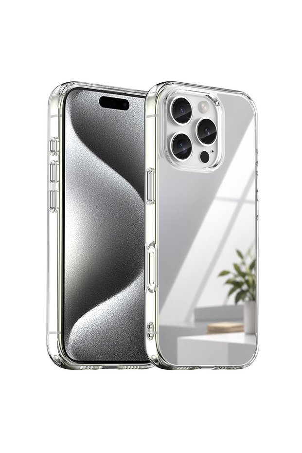 Apple iPhone 15 Pro Max Case Acrylic Mirror Transparent