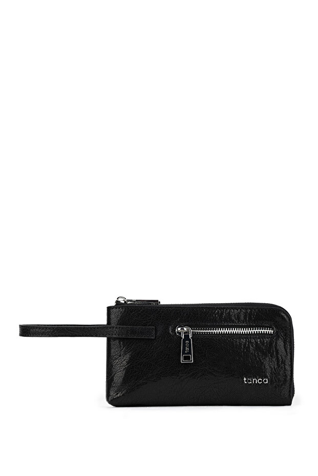 Men's Genuine Leather Black Handbag
