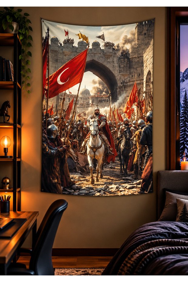 Ottoman Turkish Sultans Wall Covering Series | Wall Tapestry