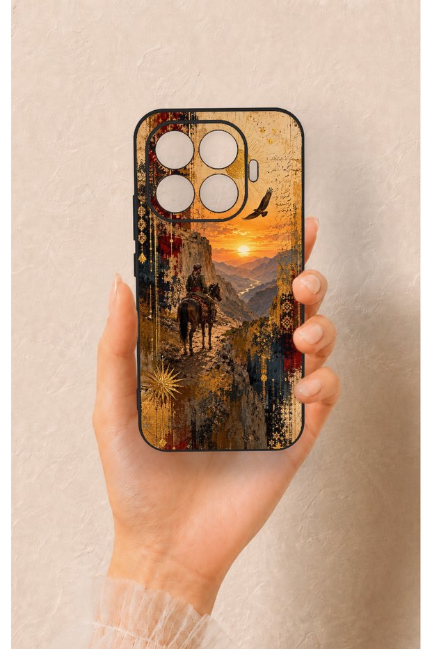 Mi 17t 5g Compatible Steppe Passenger Patterned Silicone Case