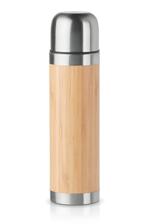Termos Joy Creative, Inox, 400 ml, Lemn