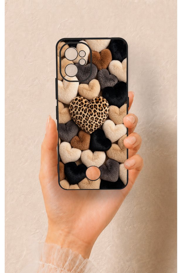 Reeder S19 Max Pro Compatible Heart Fur Pillow Patterned Silicone Case