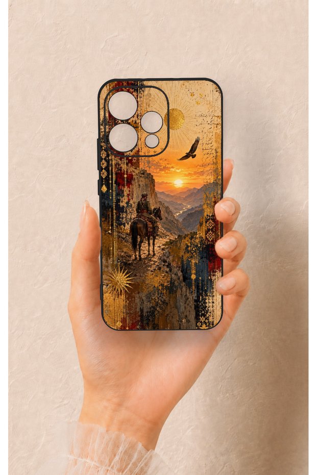 Oppo Reno 15 5g Compatible Steppe Passenger Patterned Silicone Case