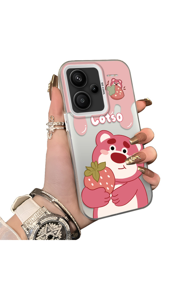حافظة هاتف Redmi Note 13 Pro Plus 5G متوافقة مع حافظة خلفية صلبة من السيليكون بنمط Lotso للزوجين