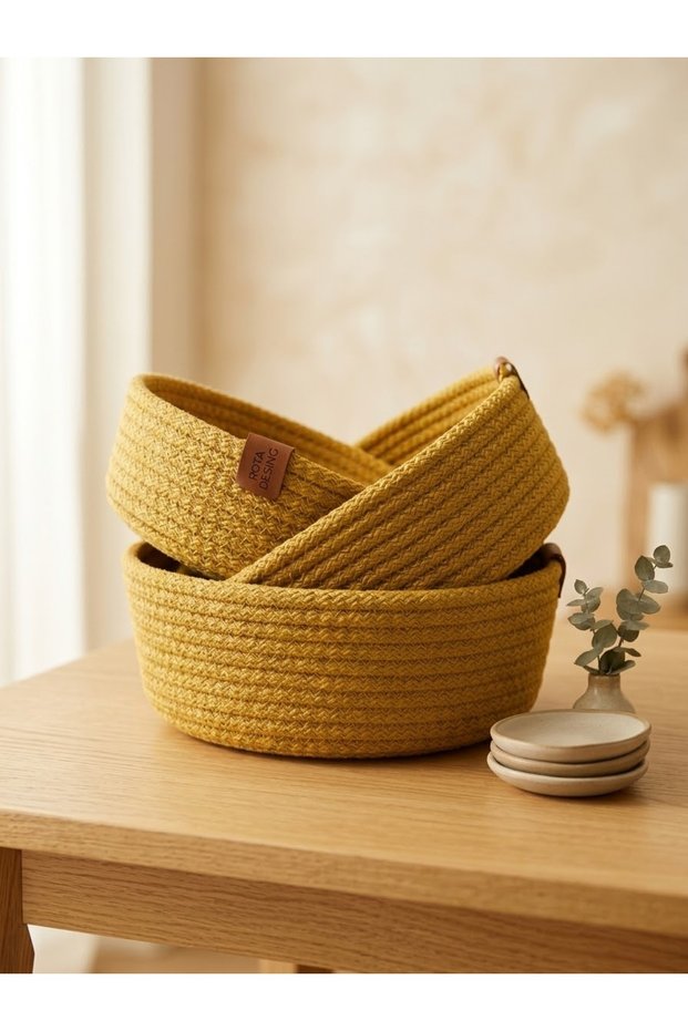 3LÜ SEPET ORGANİZER SET KULLANIŞLI