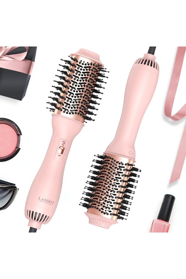 Blow Dry Hair Brush 60mm, One Step Hair Dryer & Volumiser for Smooth