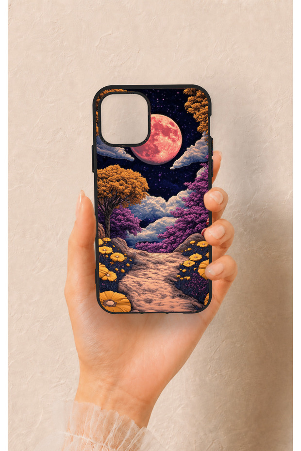 حافظة سيليكون بنمط الغابة السحرية متوافقة مع هاتف iPhone 11 Pro