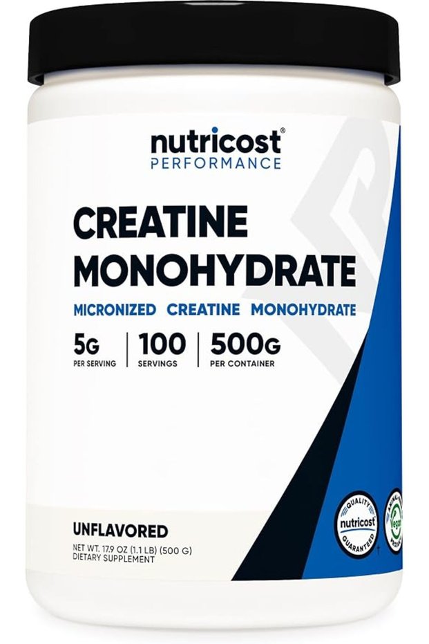 Creatine Monohydrate Micronized Powder 500G, 5000mg Per Serv (5g) - Micronized Creatine Mo