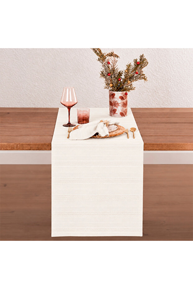 Runner %100 cotton white 50 x 170 white