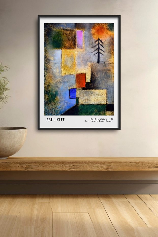 Paul Klee Little Fir Tree Official Painting Framed Poster Modern Art Wall Decor Klee34