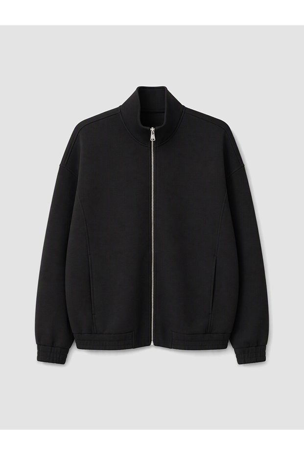 Esvab • Modern & Distinctive Stand Collar Men's Zippered Sweatshirt