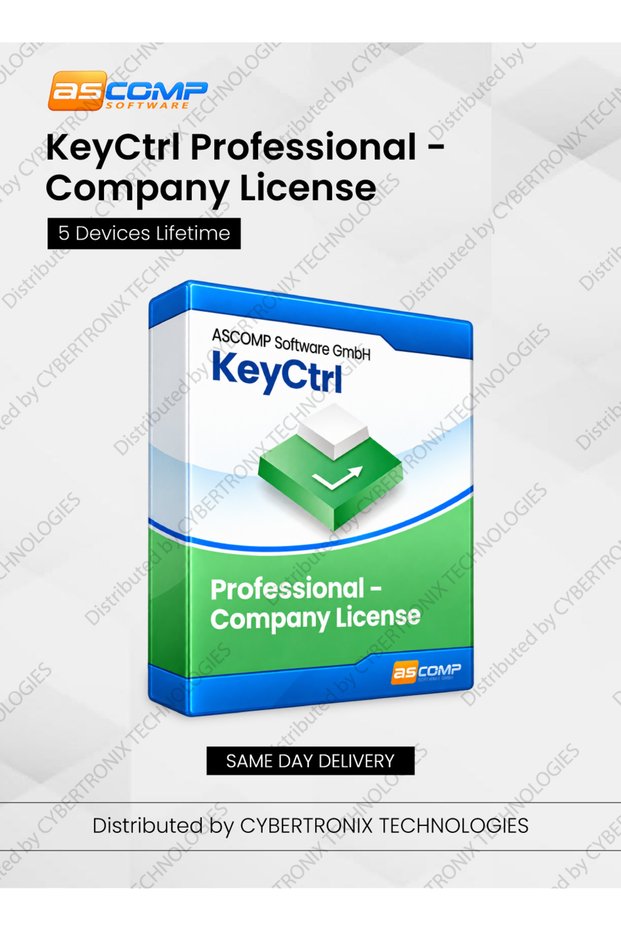 KeyCtrl Professional Company License | 5 Devices | Lifetime | Digital License | Same Day Delivery