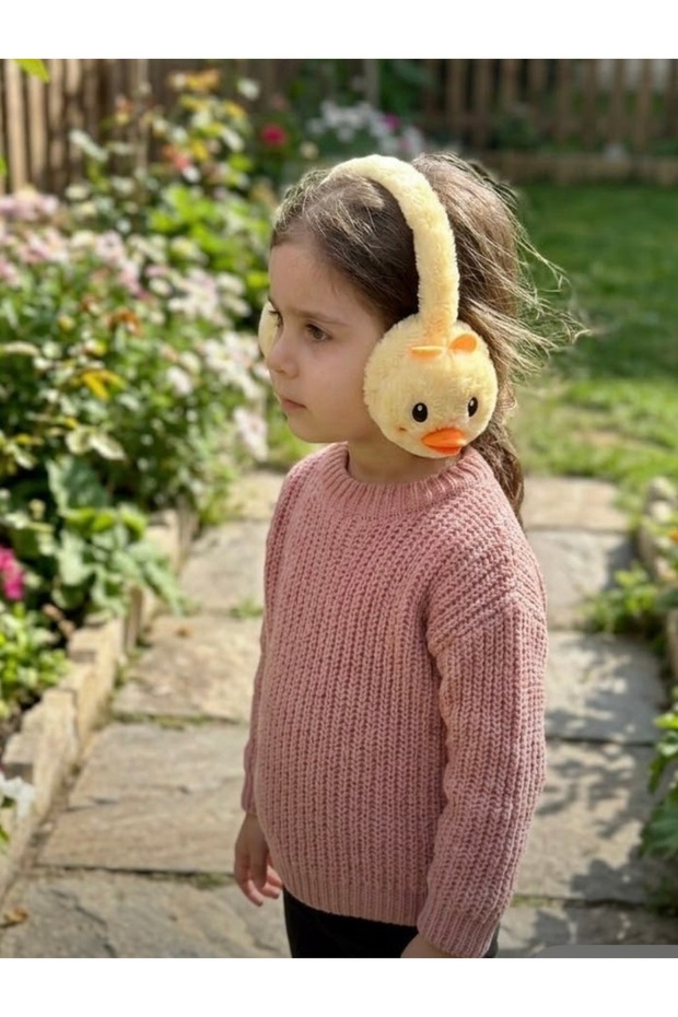 Children's Anti-Cold Winter Plush Ear Muffs with Figures