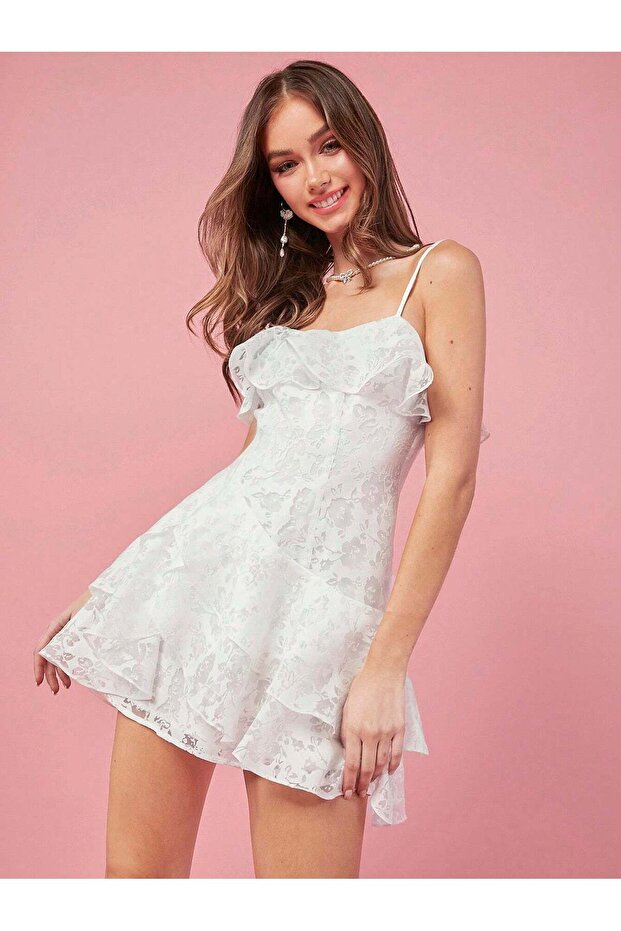 Rochie mini, alb