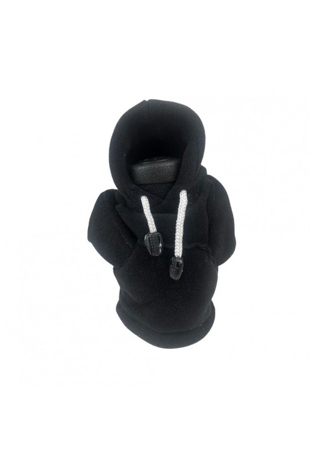 Gear Shift Cover Hooded Sweatshirt Black Vehicle