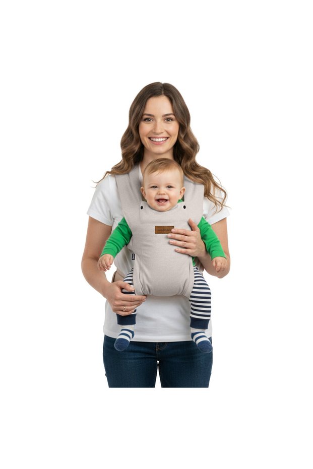 Zavii Convertible Baby Carrier, Newborn-Toddler - Cream
