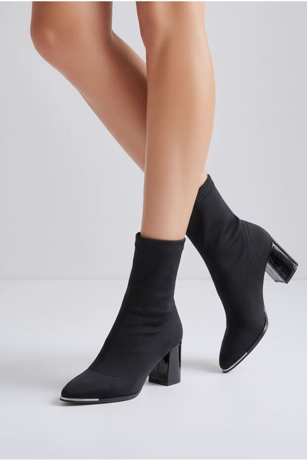 Serrace Dalgıç Fabric Heeled Stretch Boots