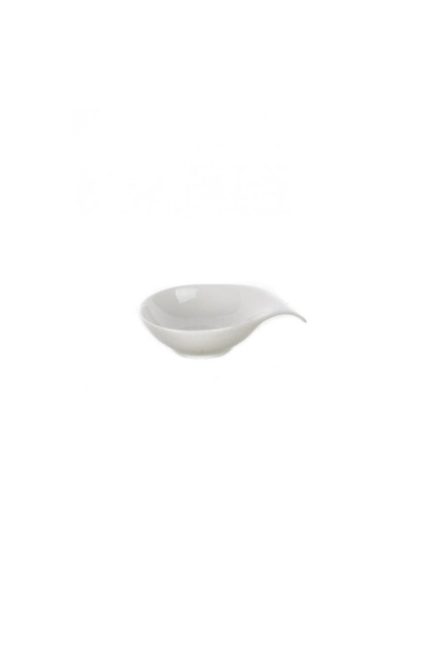 Porcelain Sauce Dish with Handle, Standard Size: 15X11Cm